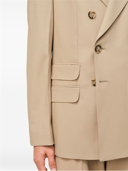 Double-breasted wool jacket AMI PARIS | HBV764WV0194A036